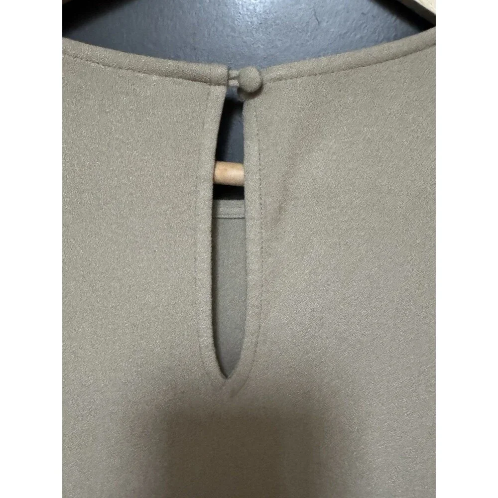 Jenni Kayne Crepe T Shirt Dress Size M Beige Willow Minimalist